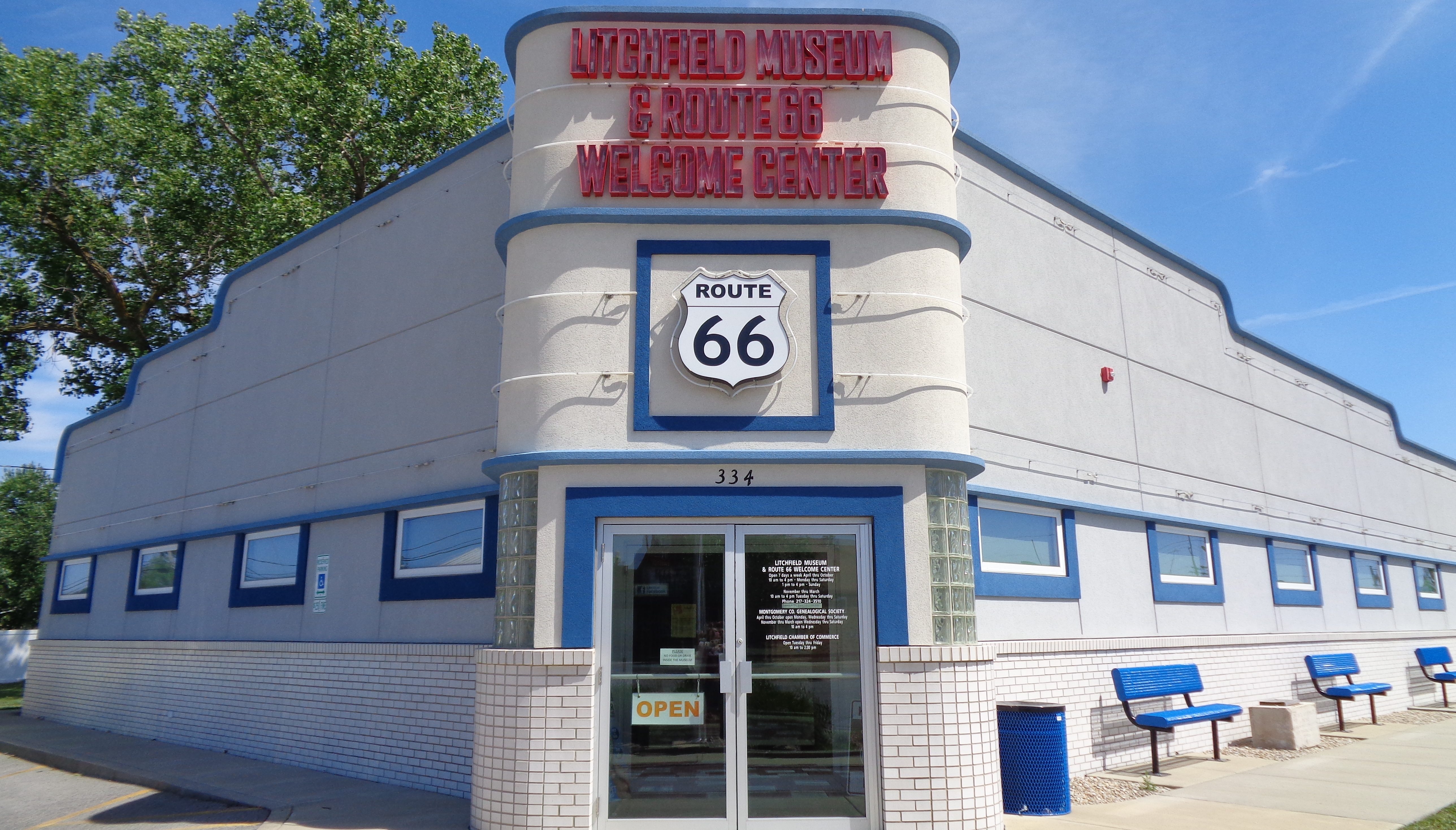 Exterior view of the Litchfield Museum & Route 66 Welcome Center