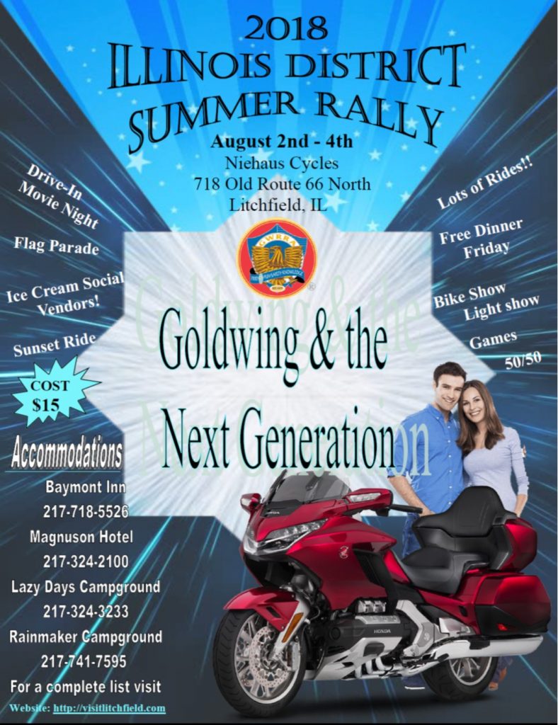 Summer Goldwing Rally Flyer