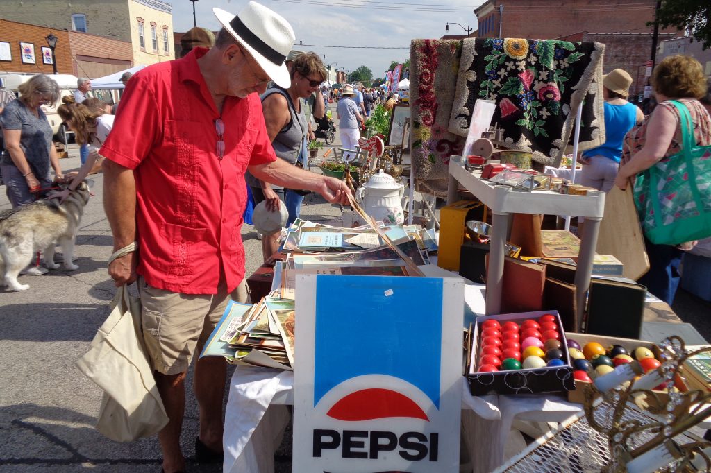 Man at the Litchfield Pickers Market