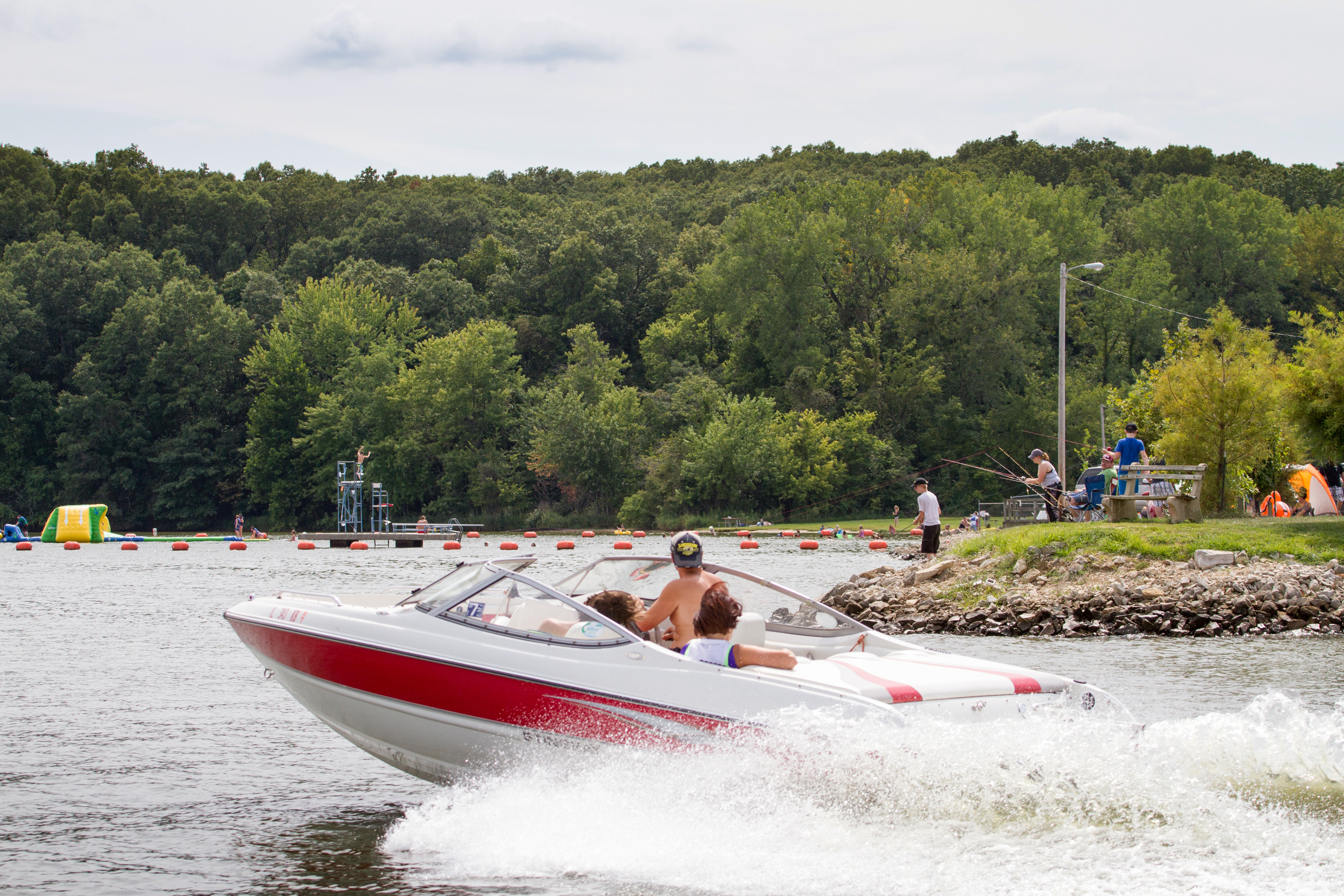 Boating at Lake Lou Yaeger is one of the top 10 things to do in Litchfield.