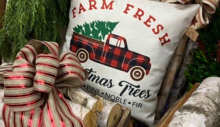 Briar Rose Pillow to Promote Christmas