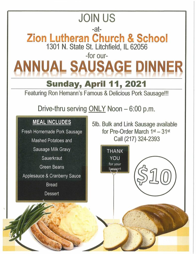 Zion Lutheran Church Flyer
