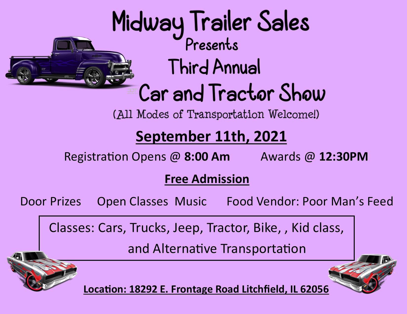 MTS Third Annual Car and Tractor show The City of Litchfield
