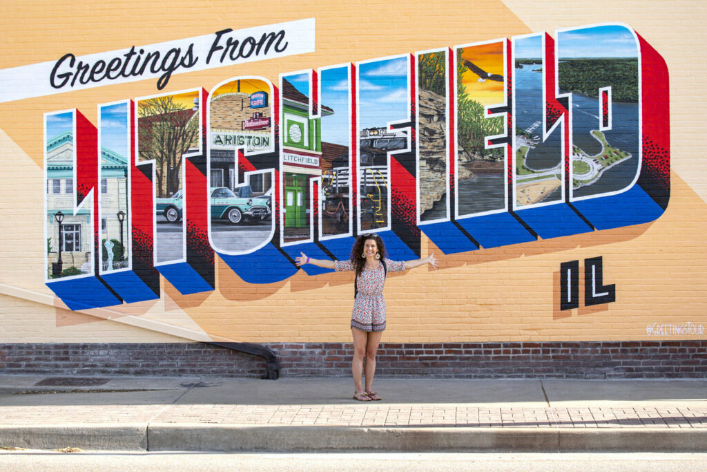 Greetings Tour Mural Photo in Litchfield IL Photo by Lisa Beggs
