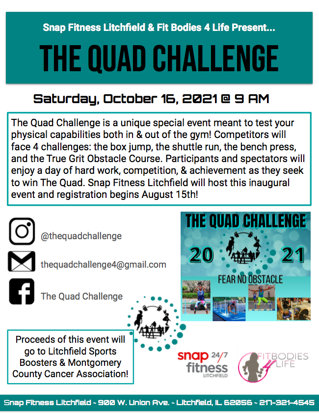 The Quad Challenge  The City of Litchfield