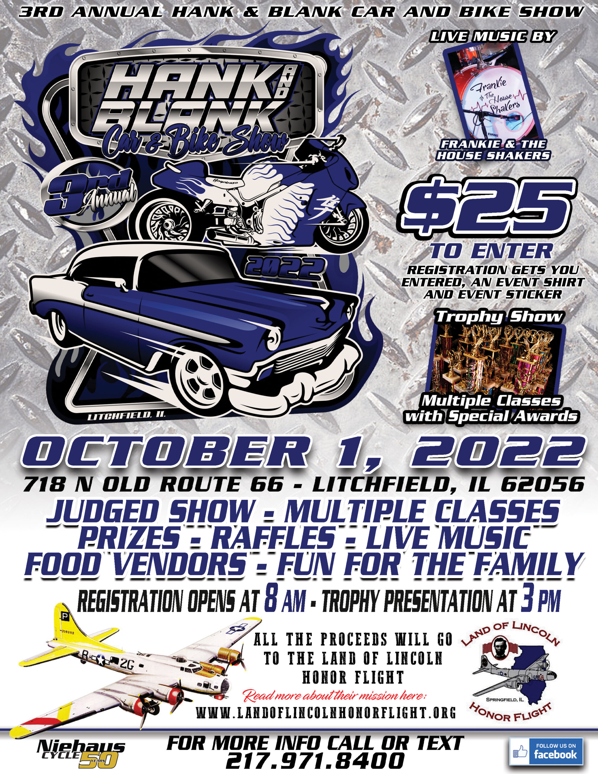 3rd Annual Hank & Blank Car and Bike Show The City of Litchfield