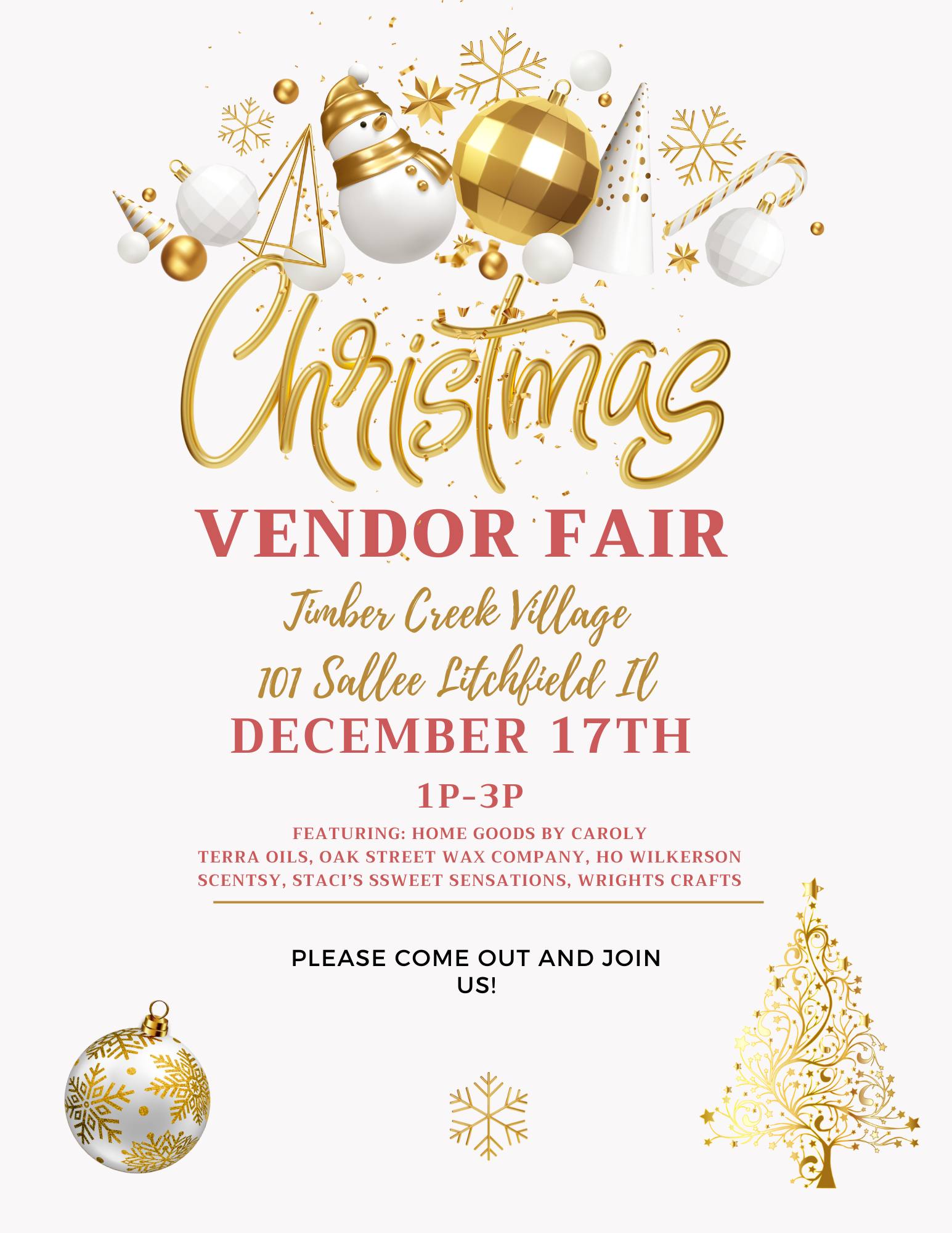 Christmas Vendor Fair - The City of Litchfield